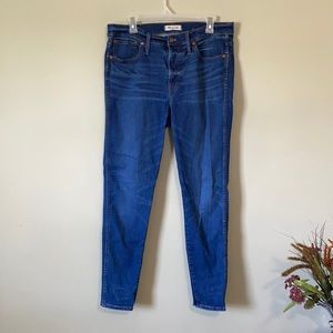 Madewell 9” high rise skinny jeans